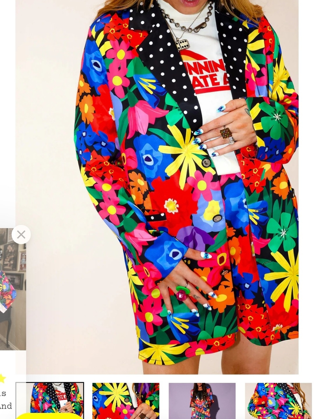 Burnt Toast- 2x/3x Extra Credit Blazer Short Set